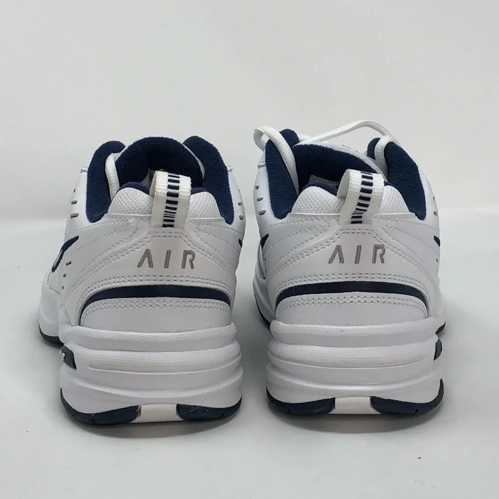 Nike Air Monarch IV 4E Wide 416355-102 Midnight Navy White Silver - Size 7 - Picture 9 of 10